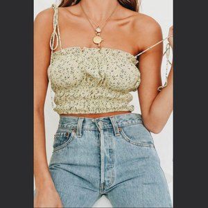 Verge Girl Hit The Festival Tie Top - NWOT